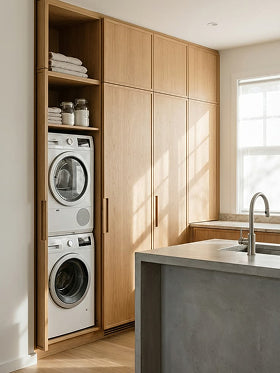 Wasmachine en droger stapelen: dit moet je weten over stapelkits