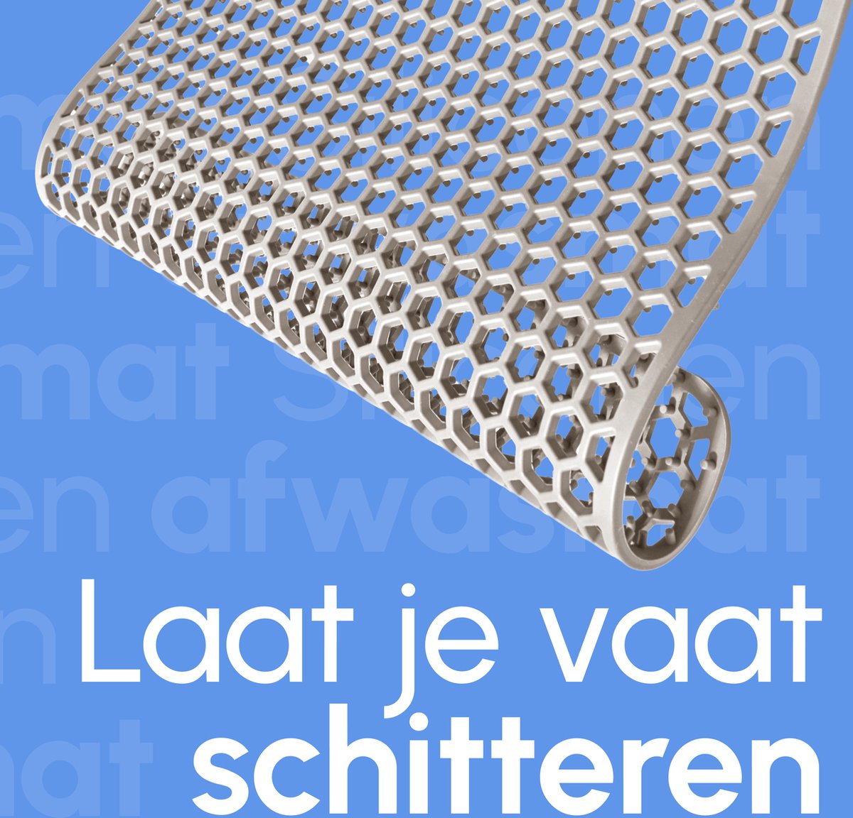 Gootsteenmat - Rechthoekig - Onderzetter - Beige - 30 x 40 cm