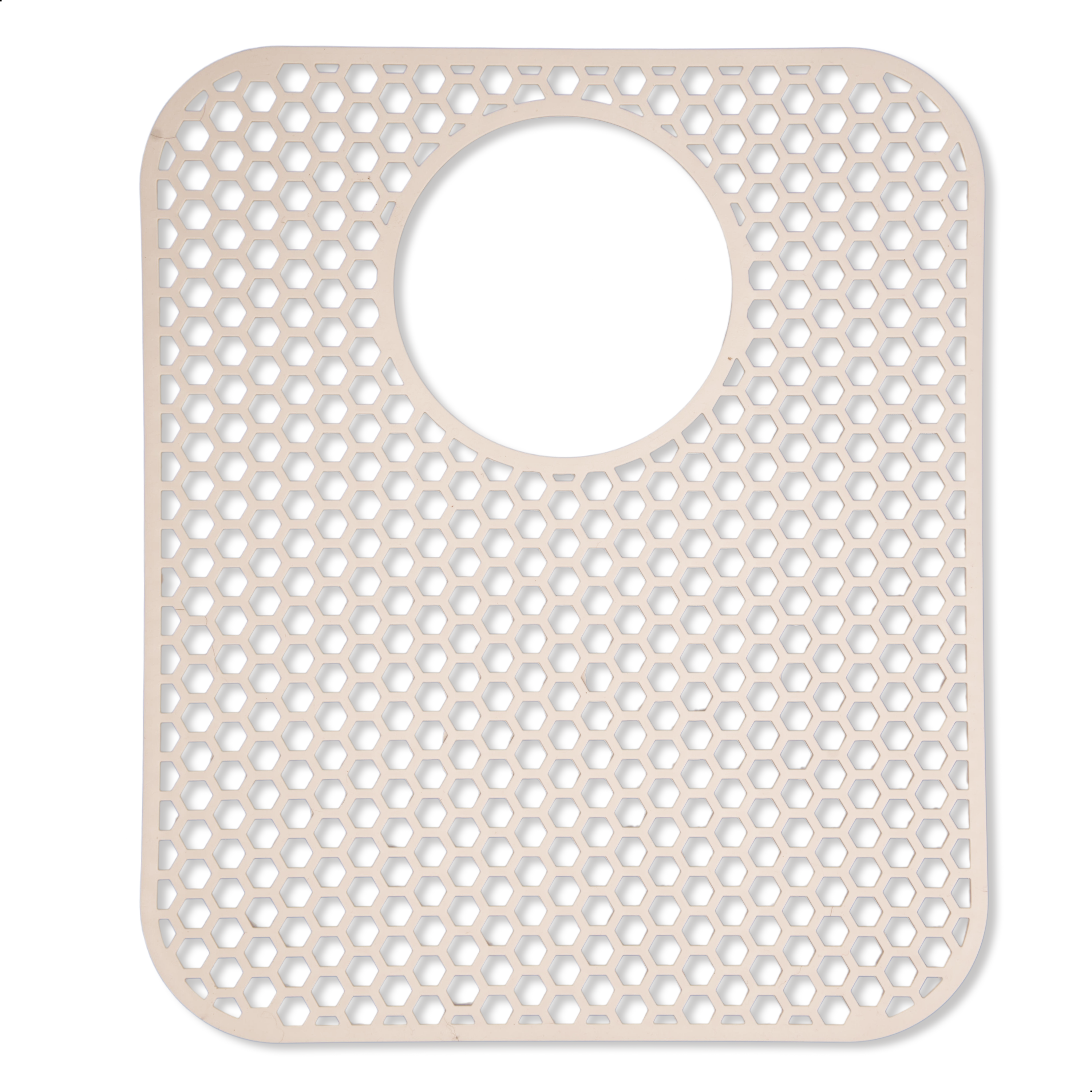 Gootsteenmat - Rechthoekig - Beige - 34 x 29 cm