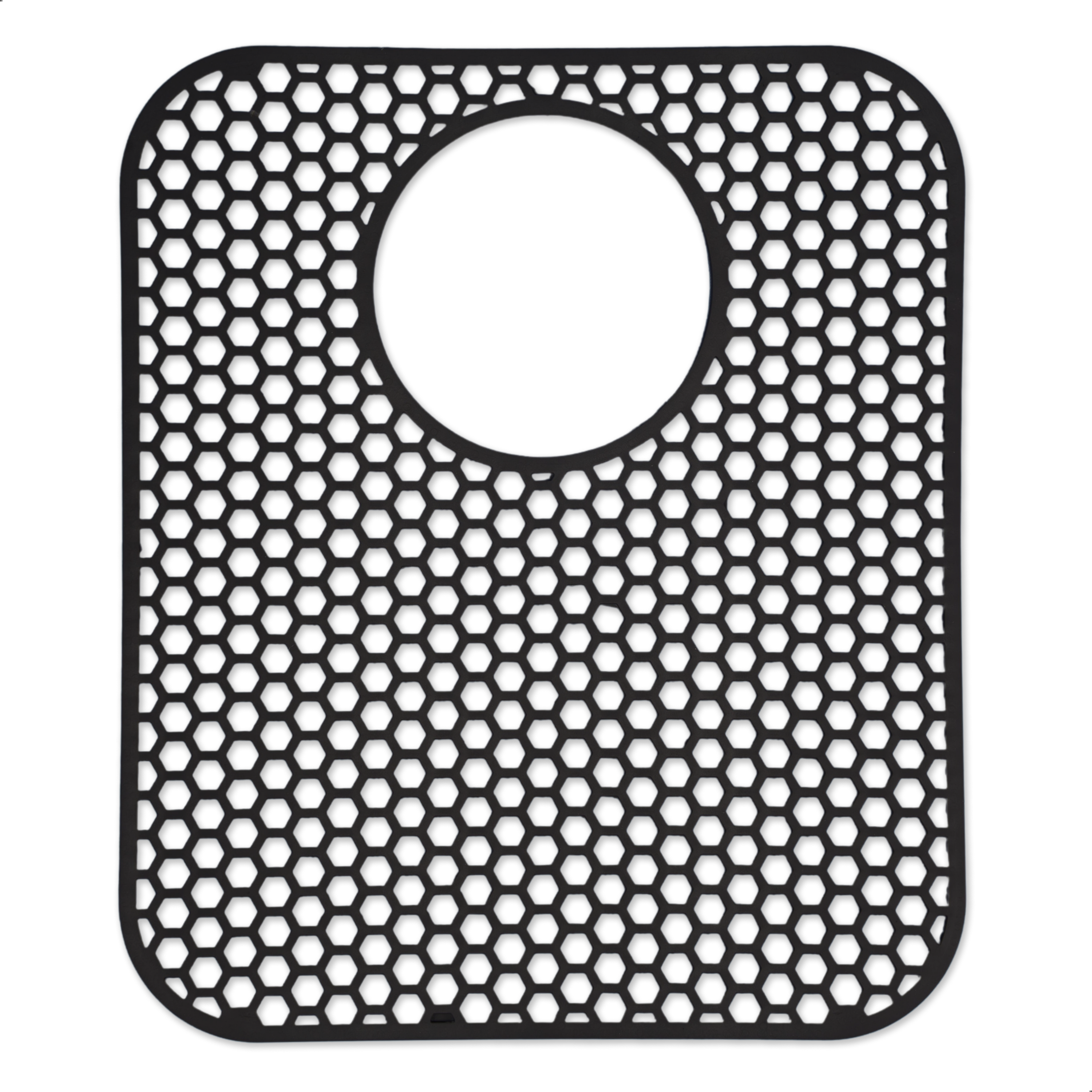 Gootsteenmat - Rechthoekig - Zwart - 34 x 29 cm
