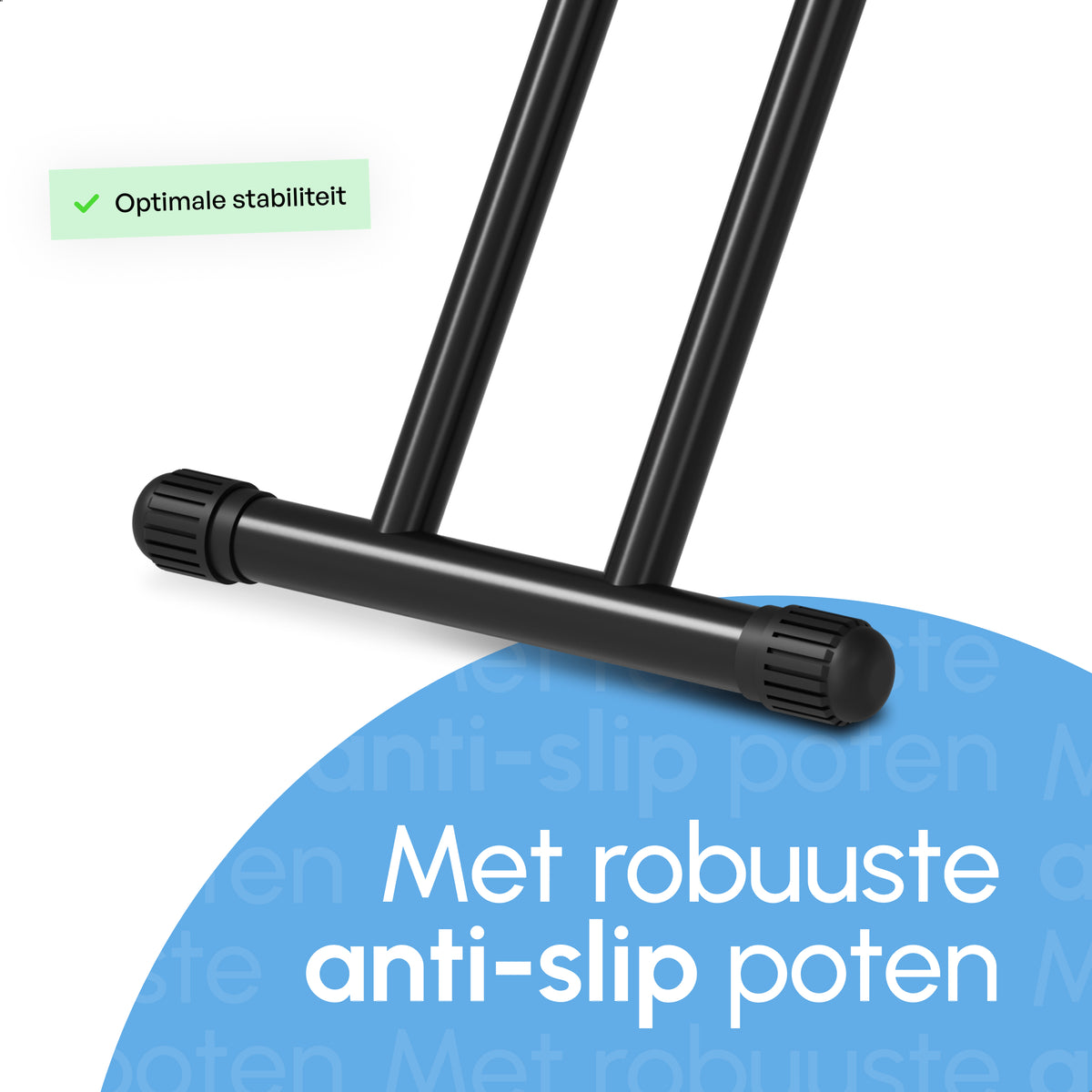 Strijkplank Smal - Verstelbaar - 109x33 cm - Ascend Slim - Zwart