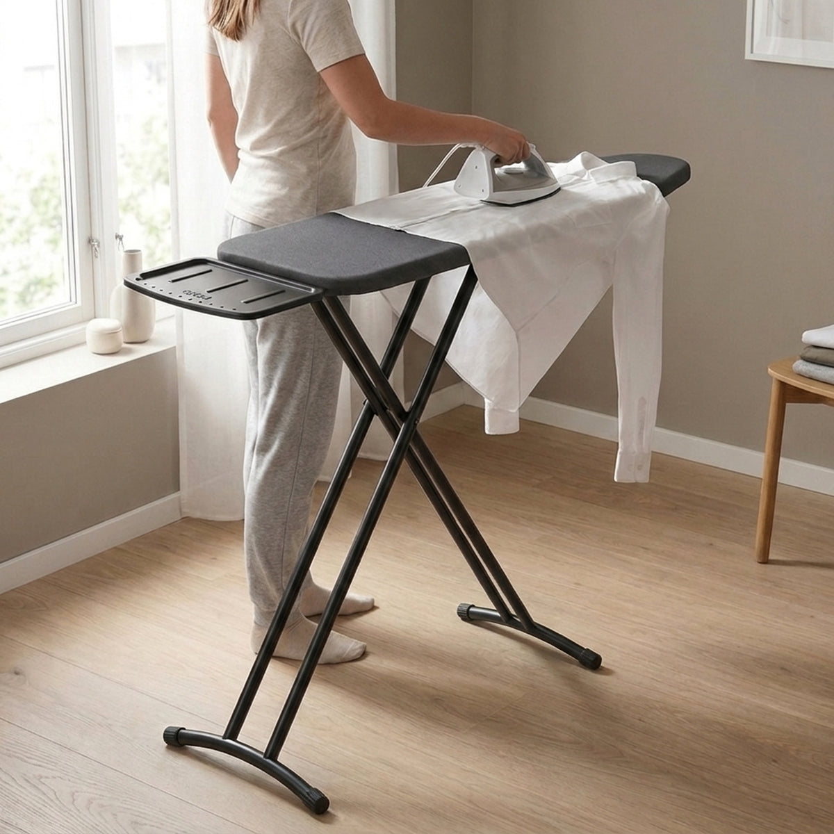Strijkplank Stoomstation - Verstelbaar - Ascend Pro - Zwart
