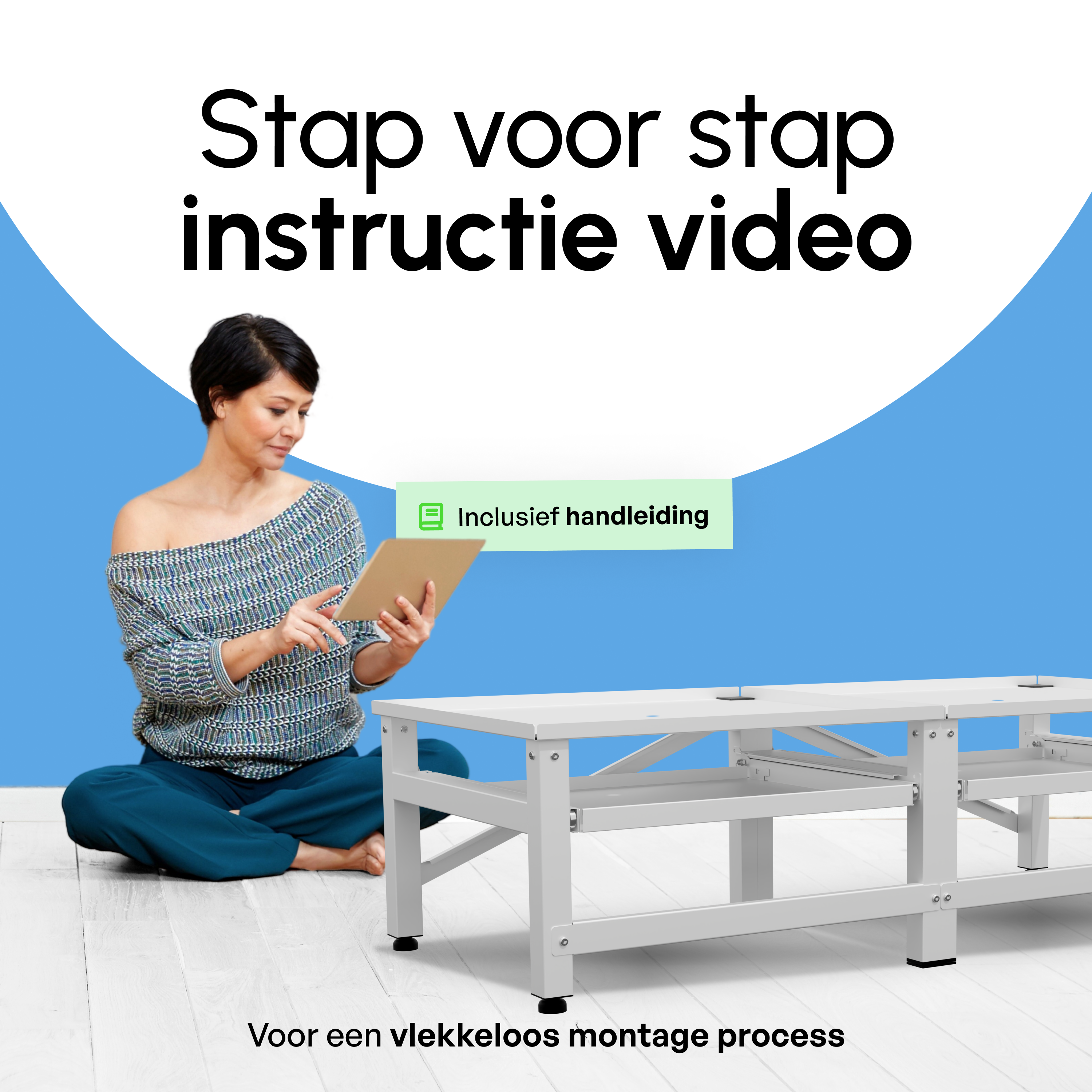 Wasmachine Verhoger - Dubbele Verhoger Met Uitschuifbare plank - Wit