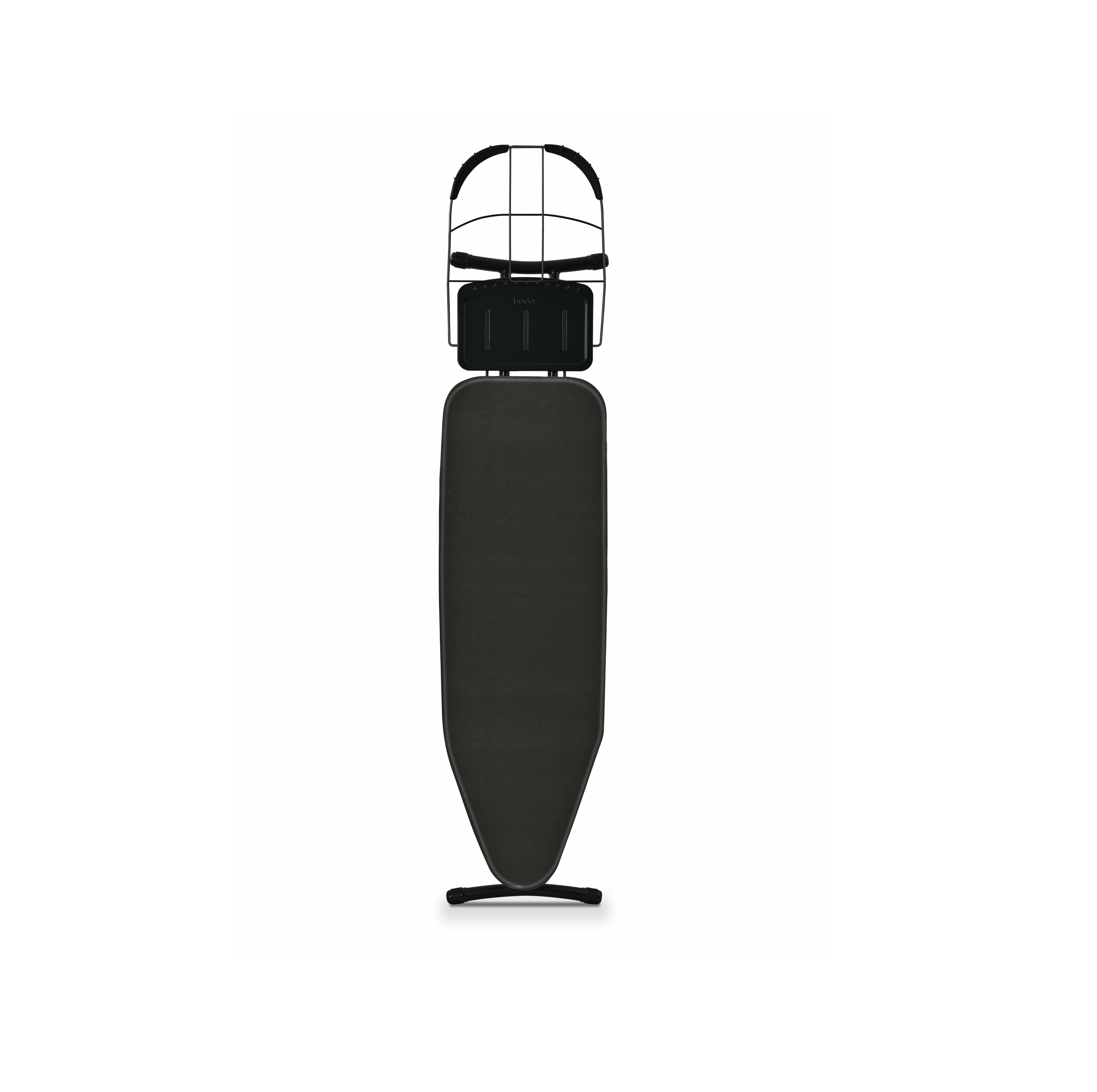 Strijkplank Ascend Prime - Stoomunithouder - 122 x 38 cm - Uitklapbaar Rek - Charcoal Black