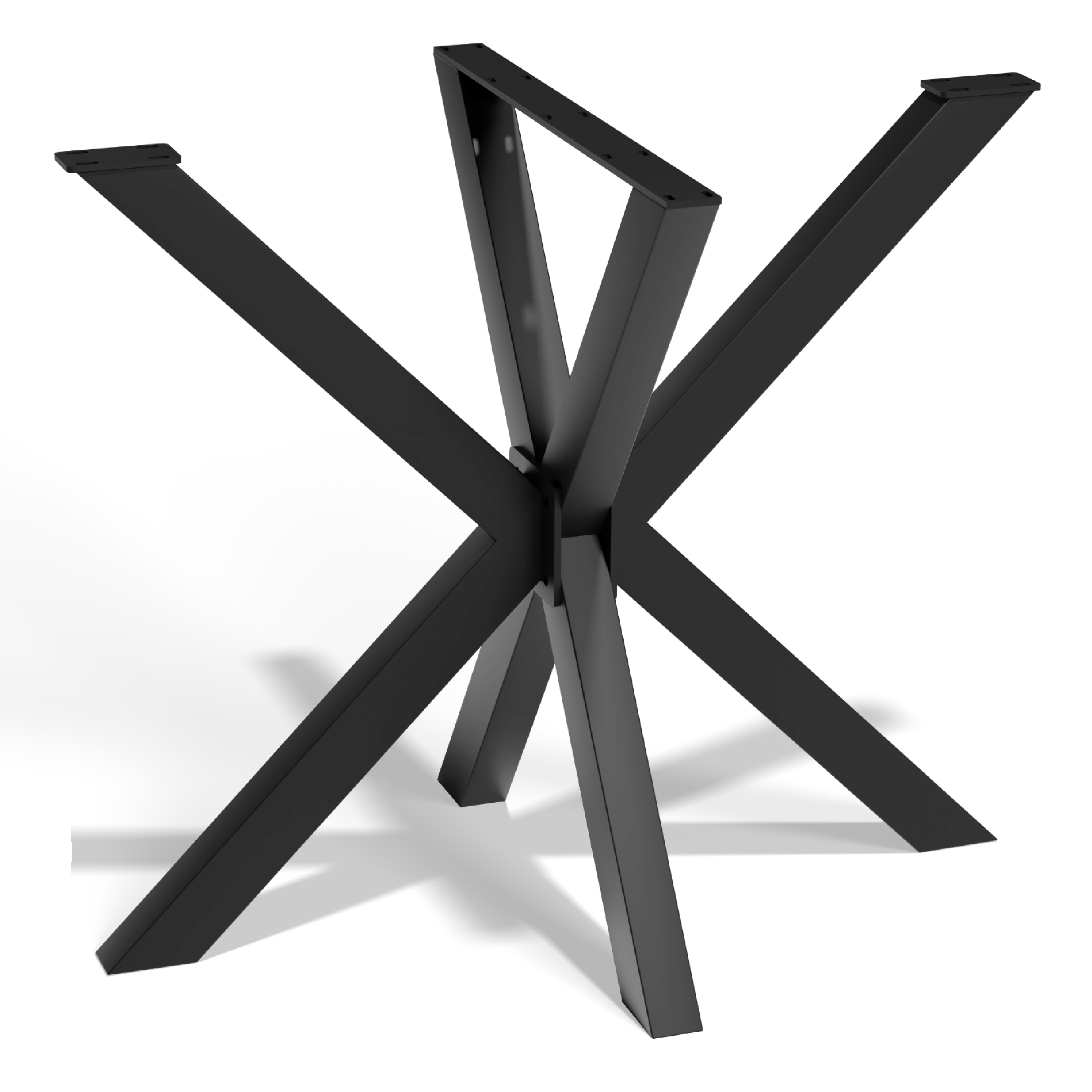 Tafelpoten - Stalen onderstel X 71x85x85cm Set - Matrix - poot Oberau