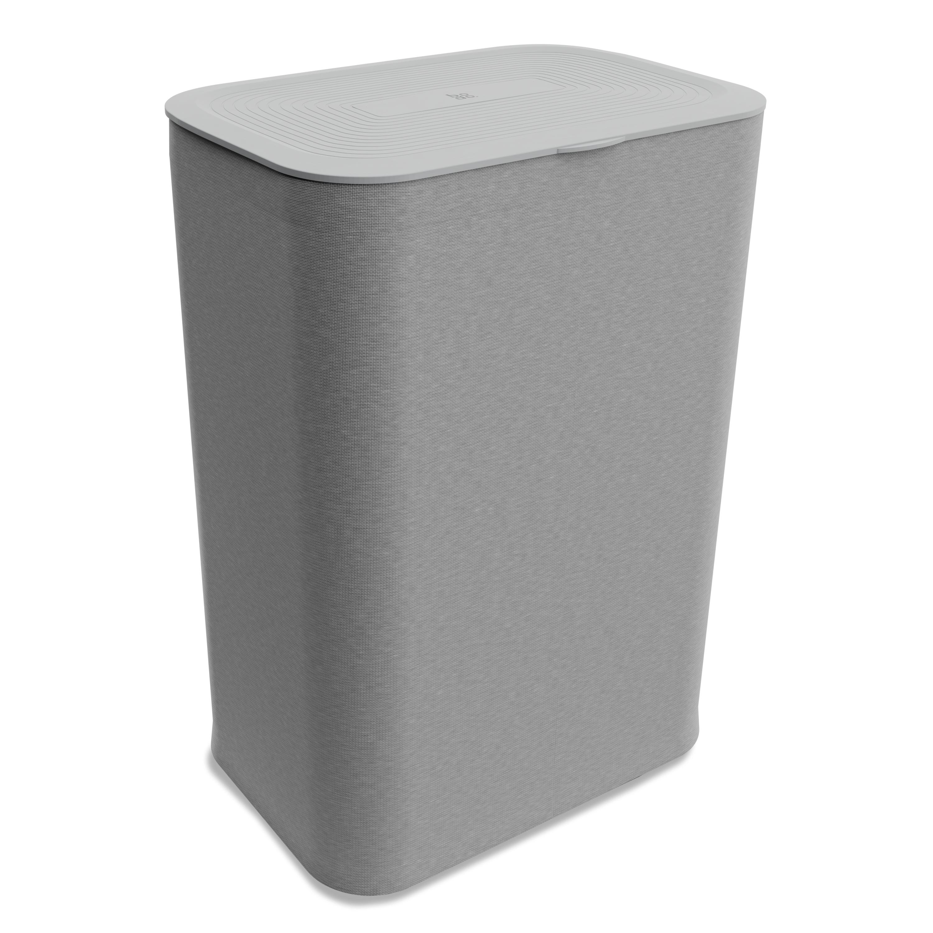 Wasmand Duosplit - Wasmand Met Deksel - 90L - 56x41x69 cm - Grijs