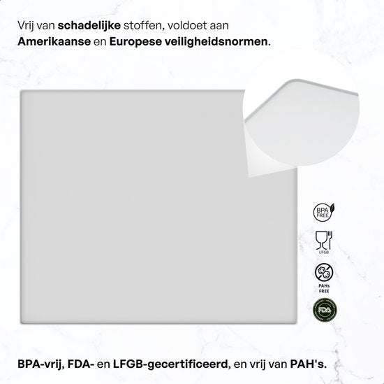 Bescherm Mat Voor Wasmachine & Droger - Silicone 60x50cm - Grijs