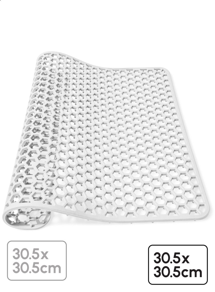 Gootsteenmat - Vierkant - Onderzetter - Wit - 30.5 x 30.5 cm