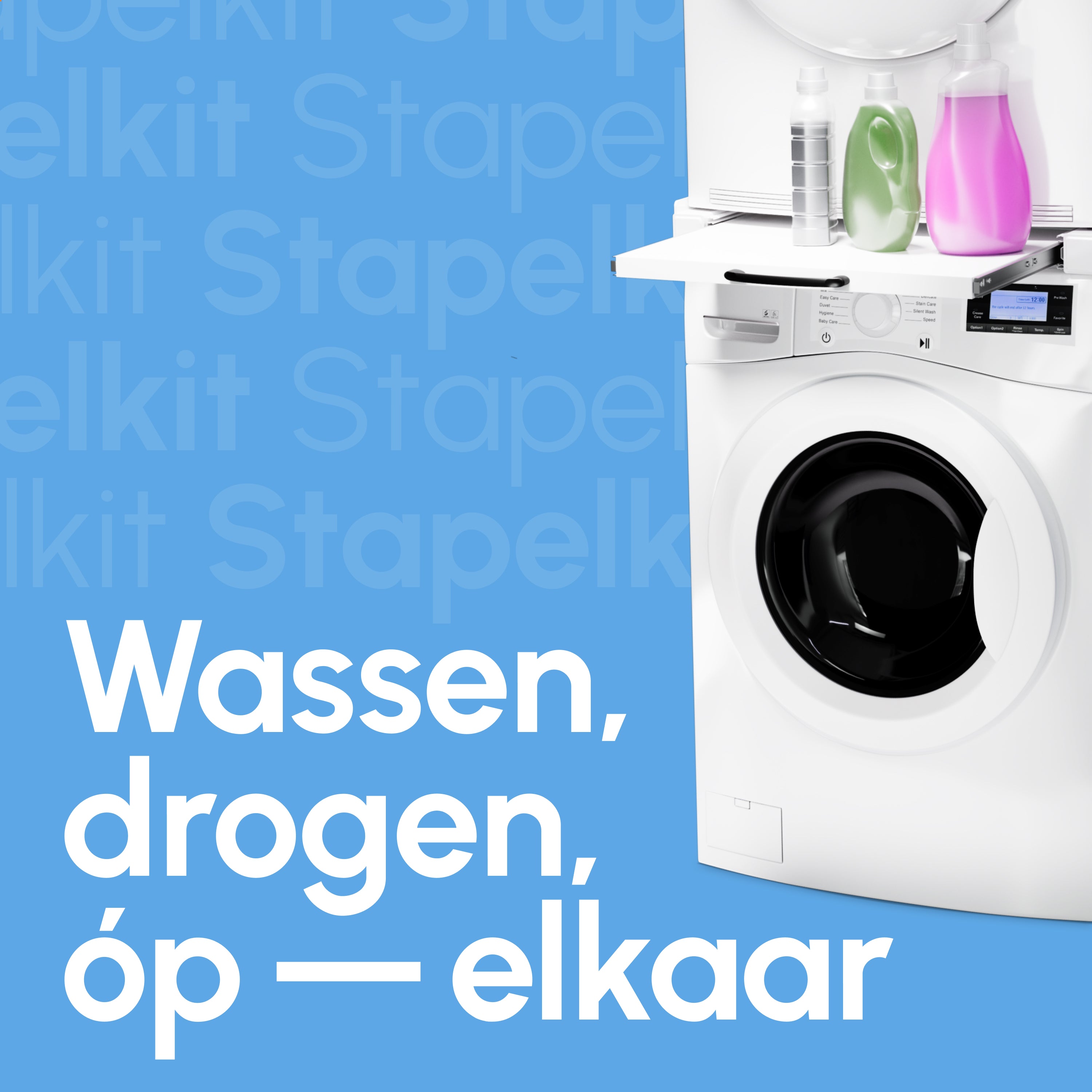 Stapelkit met uitschuifbare plank - Beschadigd/Geretourneerd