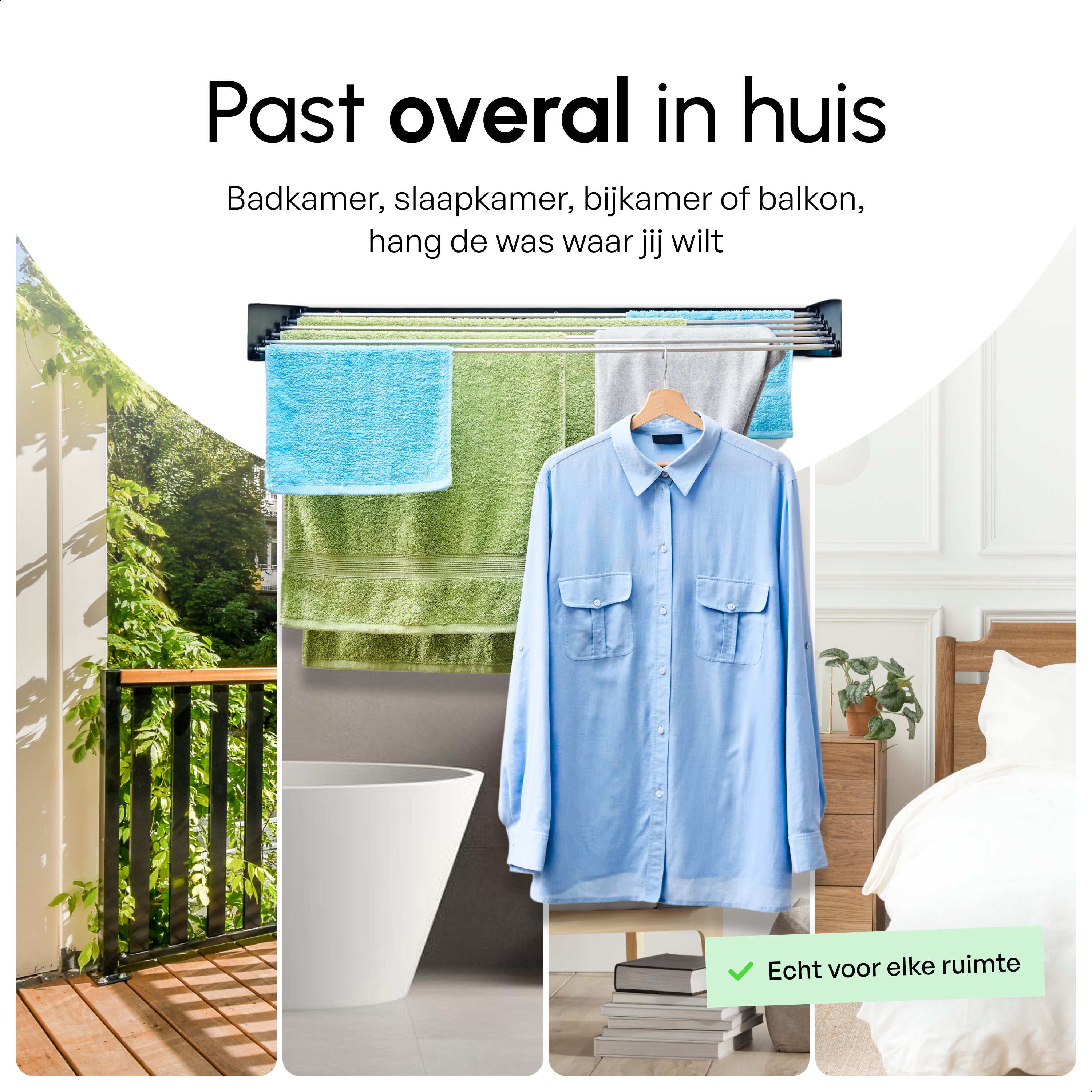 bodo home wand droogrek verschillende drooglengte stevig