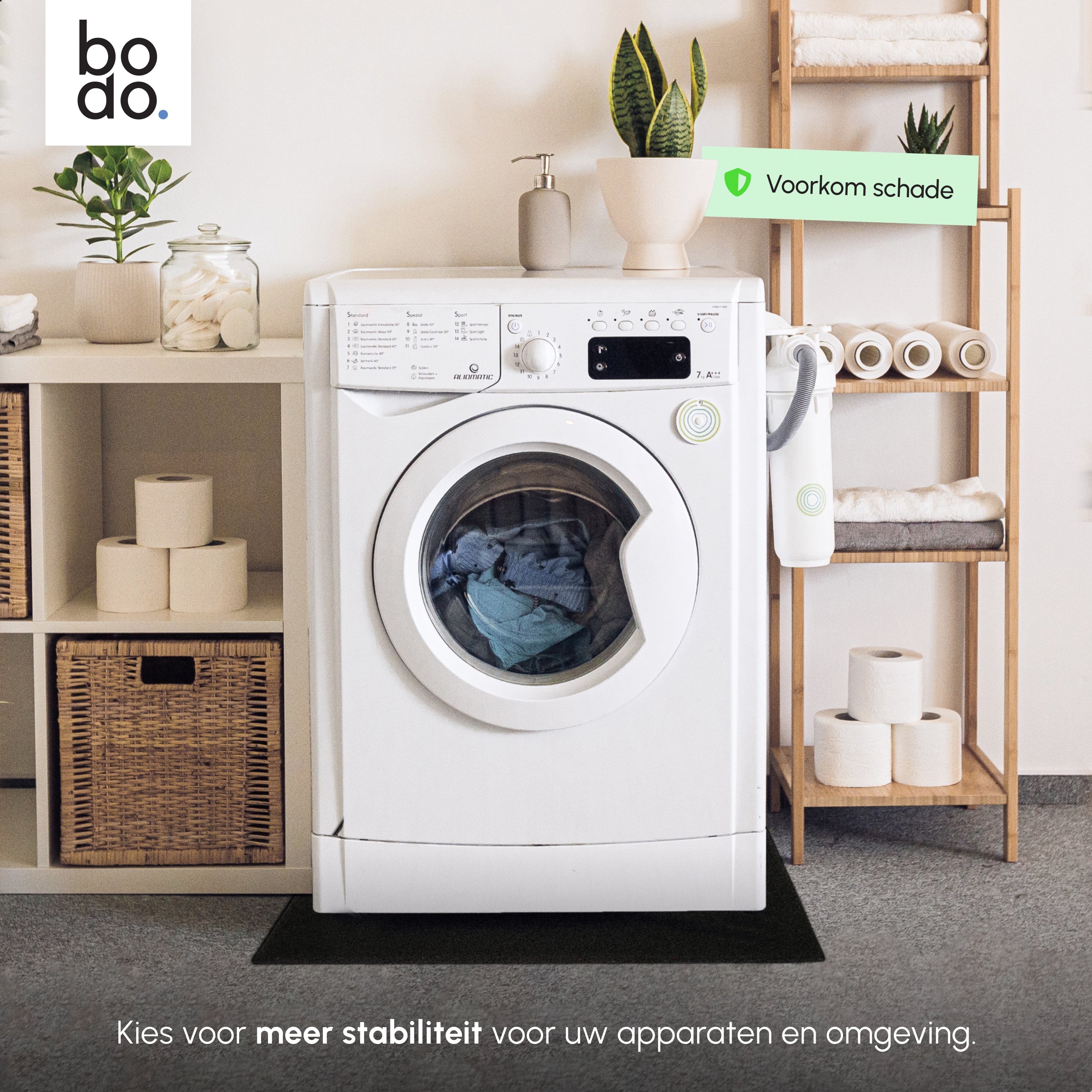 Anti Trillingsmat Wasmachine en droger - 60x60x2cm
