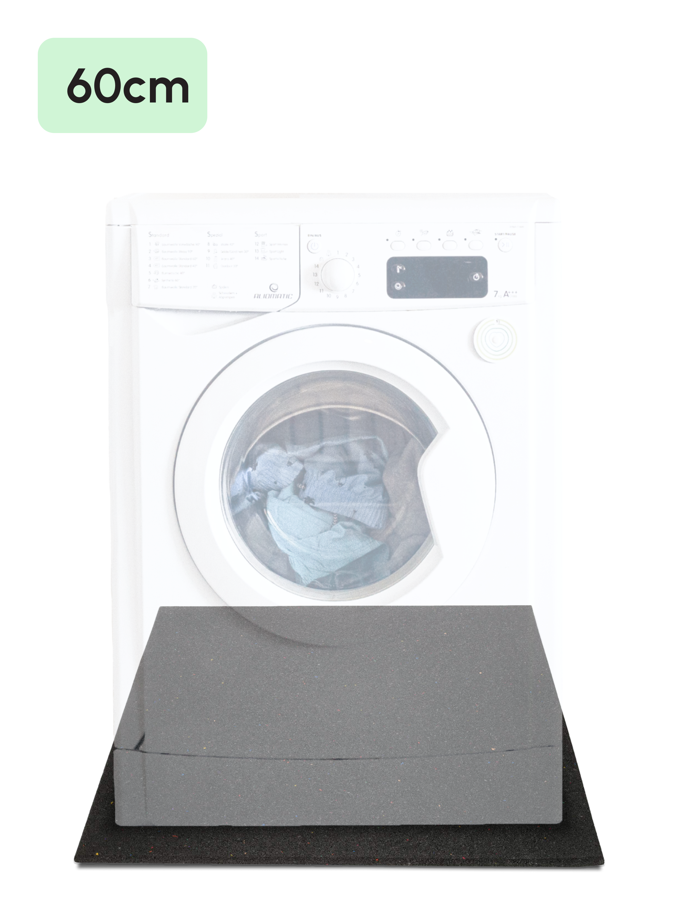 Anti Trillingsmat Wasmachine en droger - 60x60x2cm