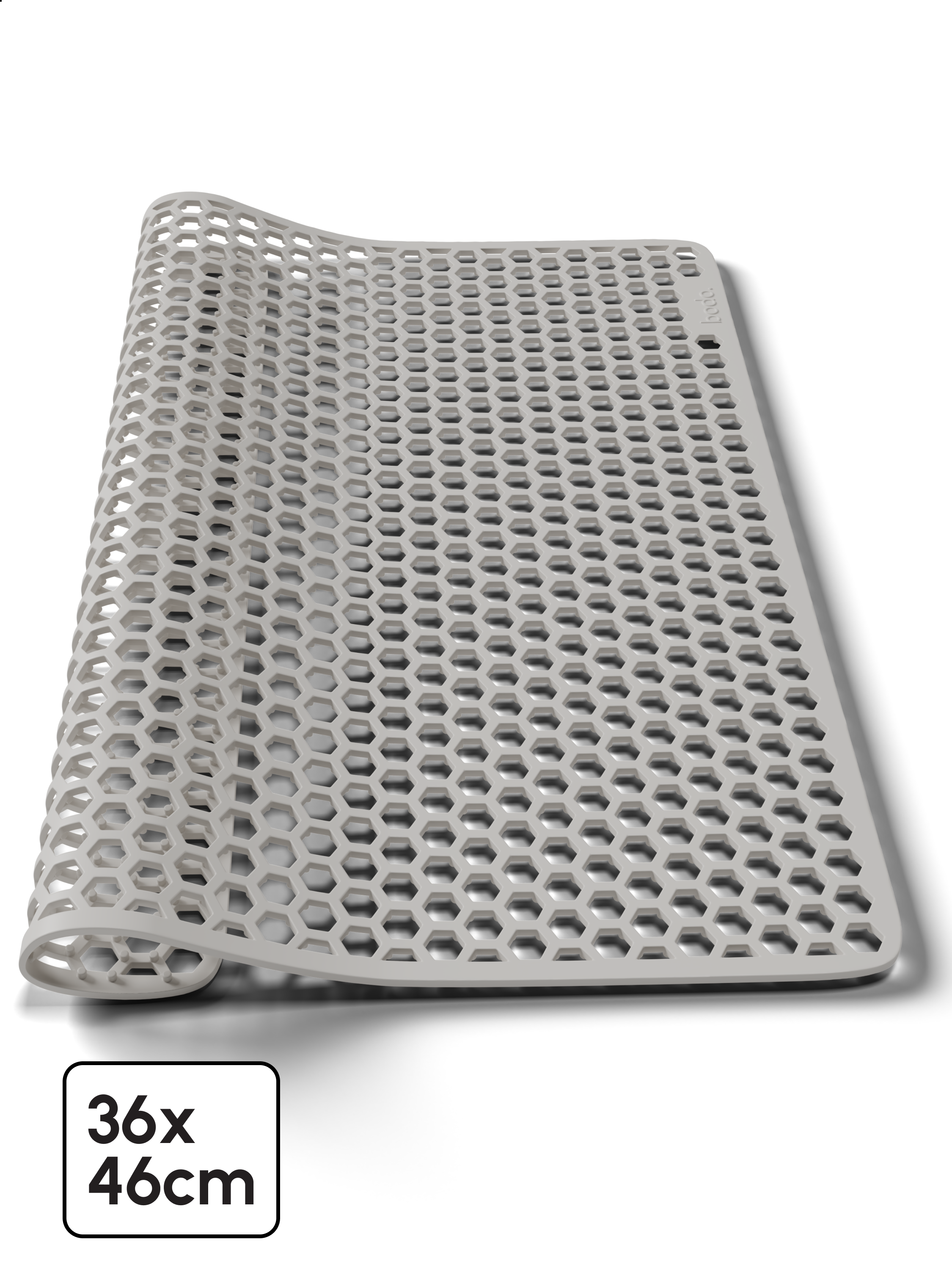 Gootsteenmat - Rechthoekig - Beige - 36 x 46 cm - Voor 40 x 50 cm Wasbak