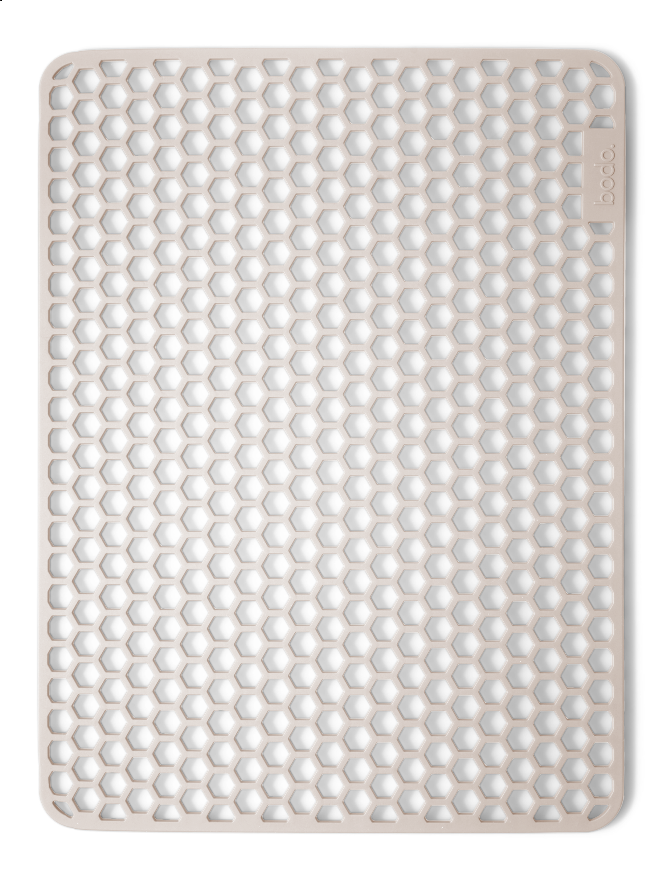 Gootsteenmat - Rechthoekig - Beige - 36 x 46 cm - Voor 40 x 50 cm Wasbak