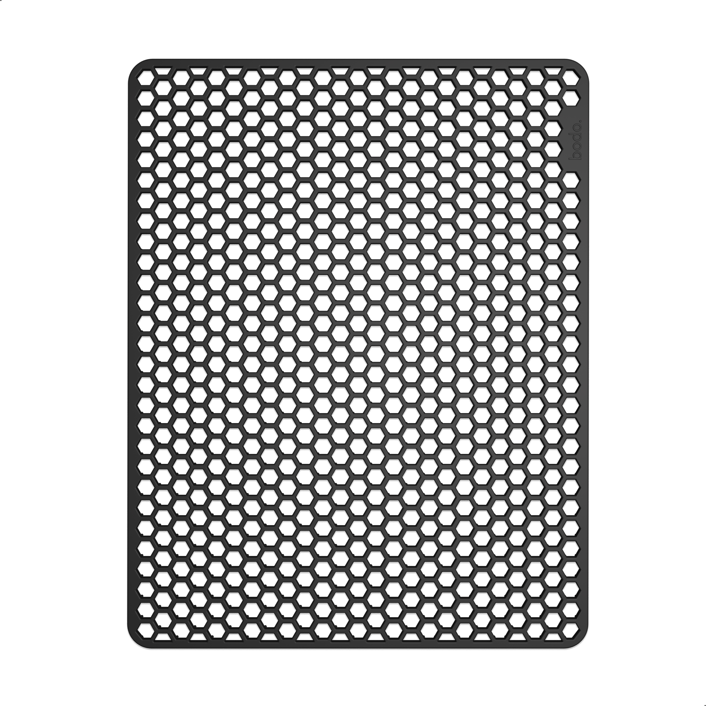 Gootsteenmat - Rechthoekig - Zwart - 36 x 46 cm - Voor 40 x 50 cm Wasbak