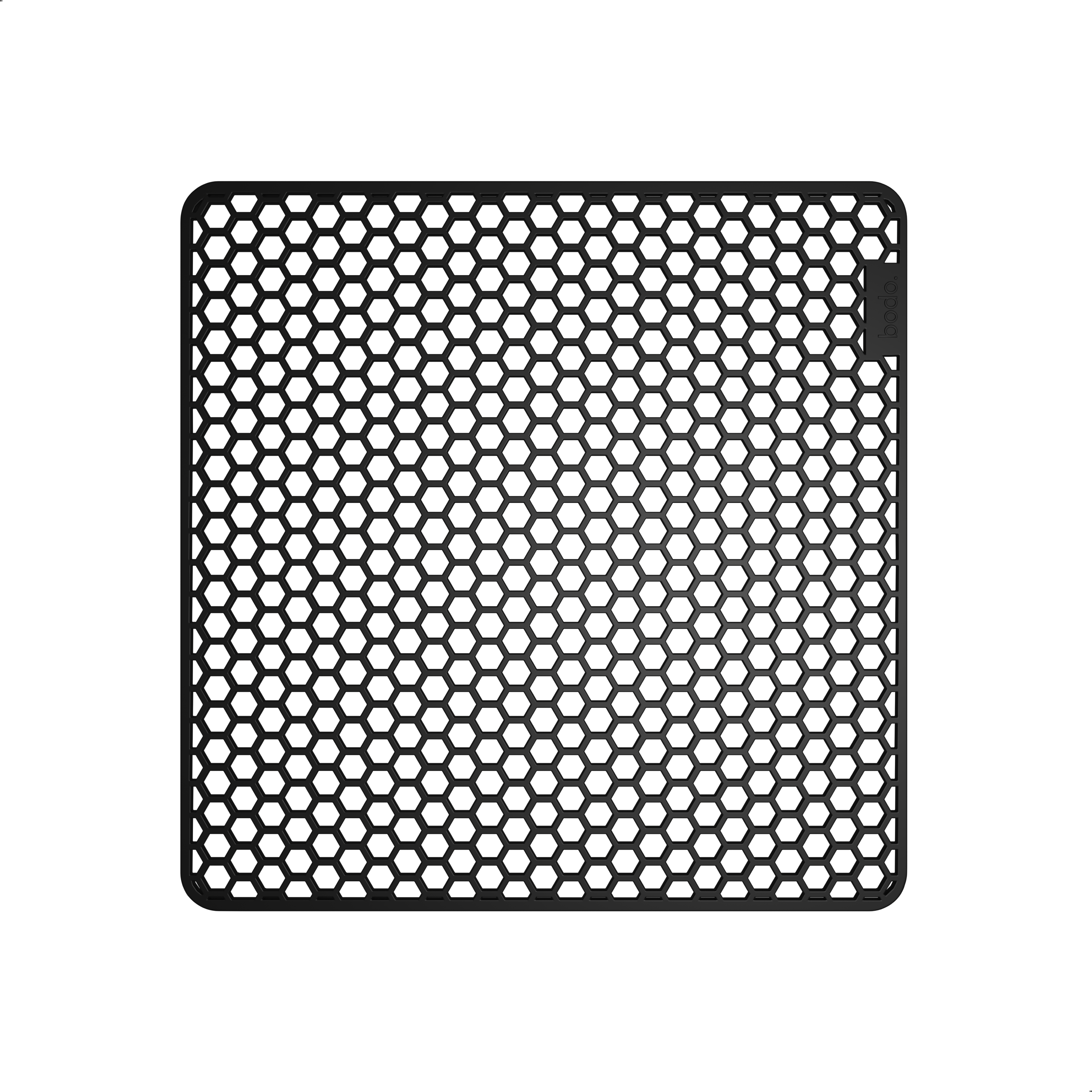 Gootsteenmat - Vierkant - Zwart - 37 x 37 cm - Voor 40 x 40 cm Wasbak