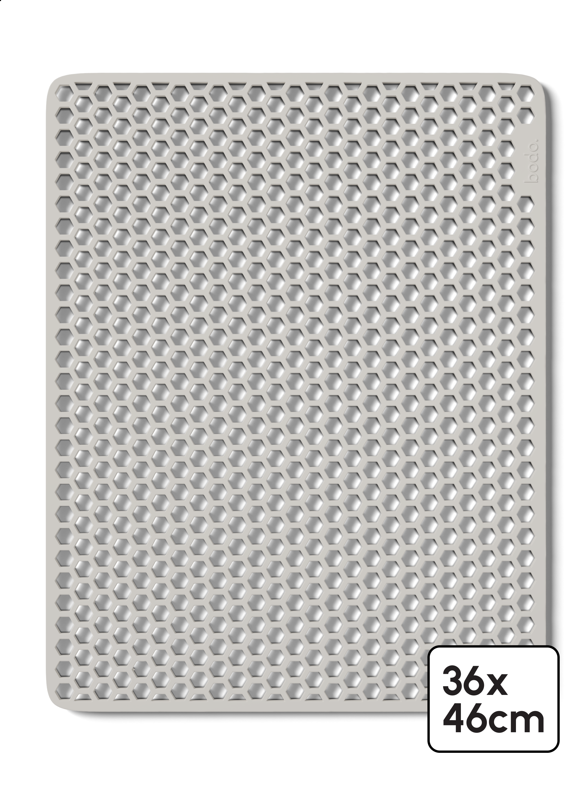 Gootsteenmat - Rechthoekig - Beige - 36 x 46 cm - Voor 40 x 50 cm Wasbak