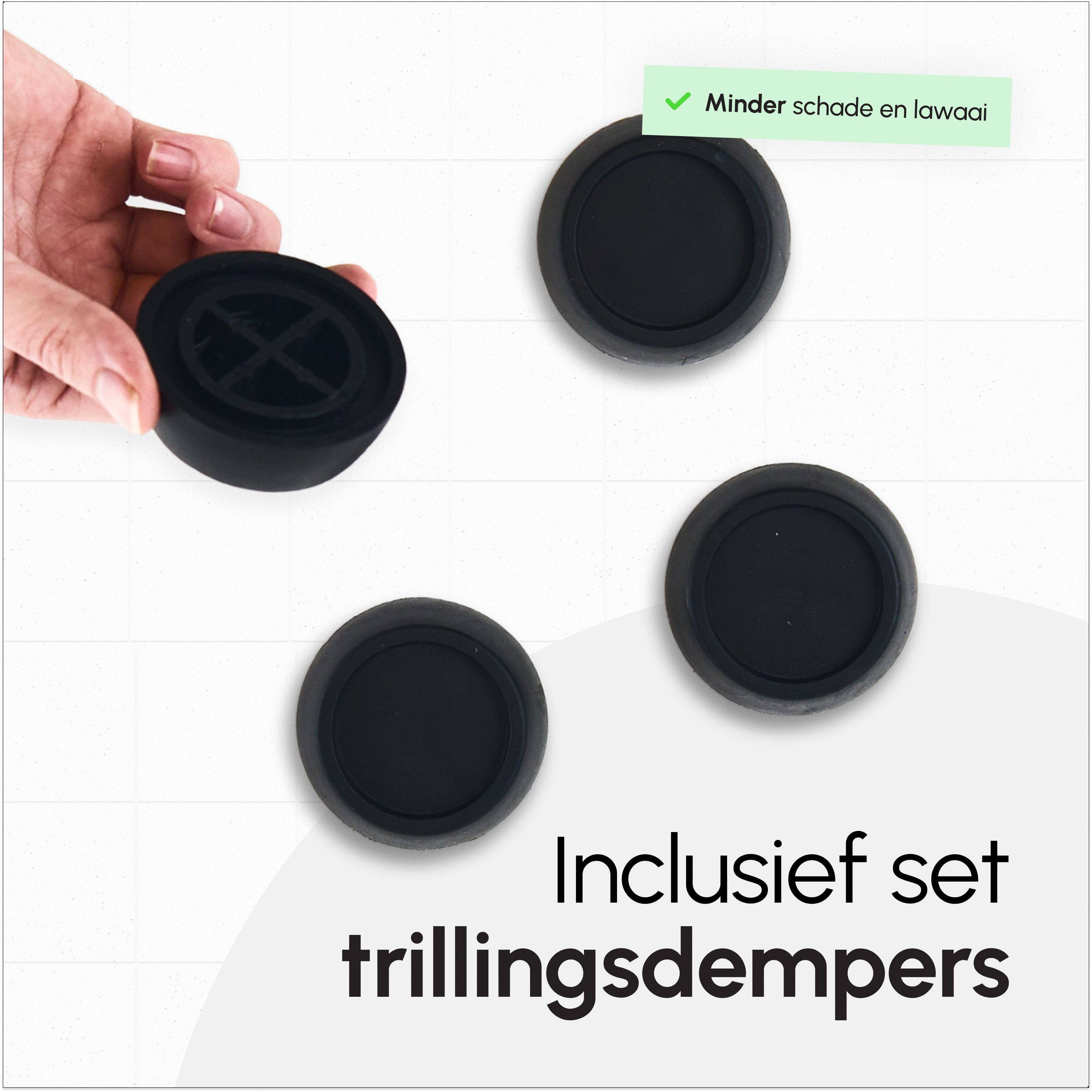 Stapelkit met Opberglade - Wasmachine en Droger - Wit
