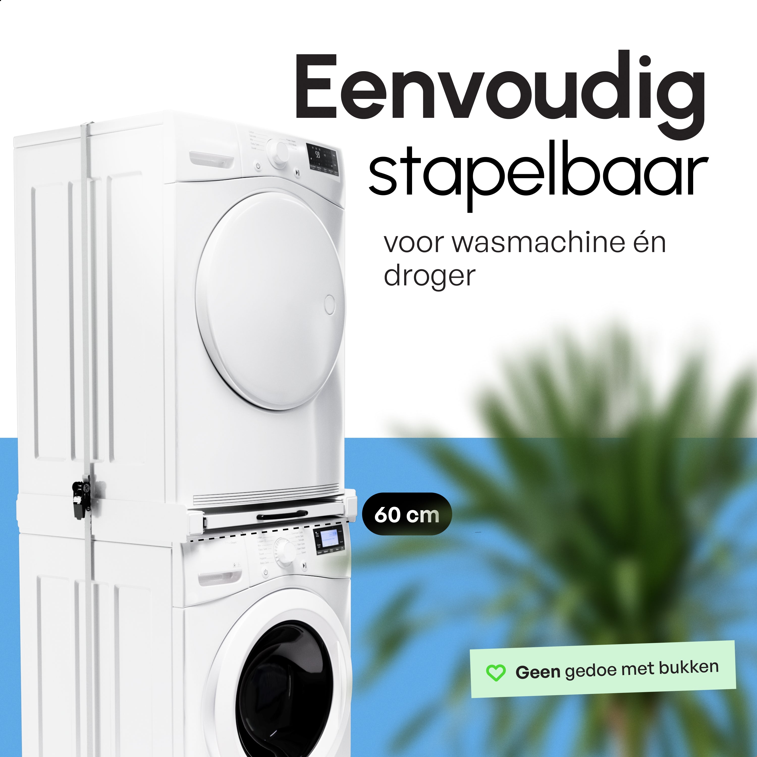 Stapelkit met uitschuifbare plank - Beschadigd/Geretourneerd