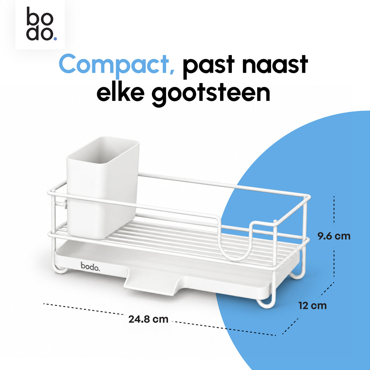Afdruiprek - Gootsteen Organizer - Nido - Wit
