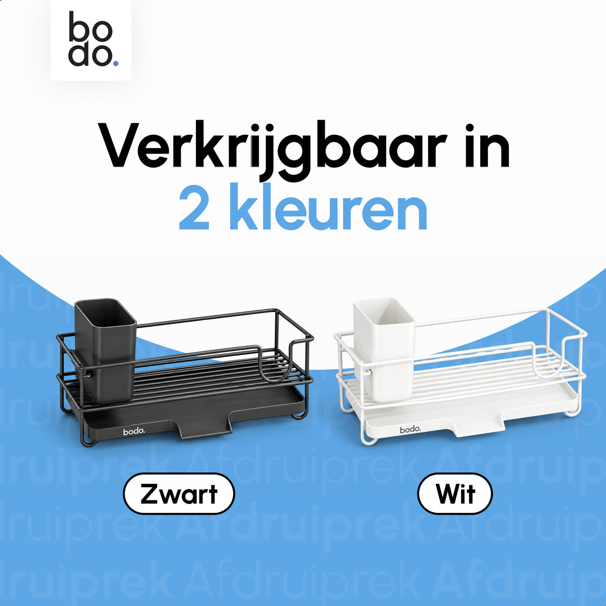 Afdruiprek - Gootsteen Organizer - Nido - Zwart