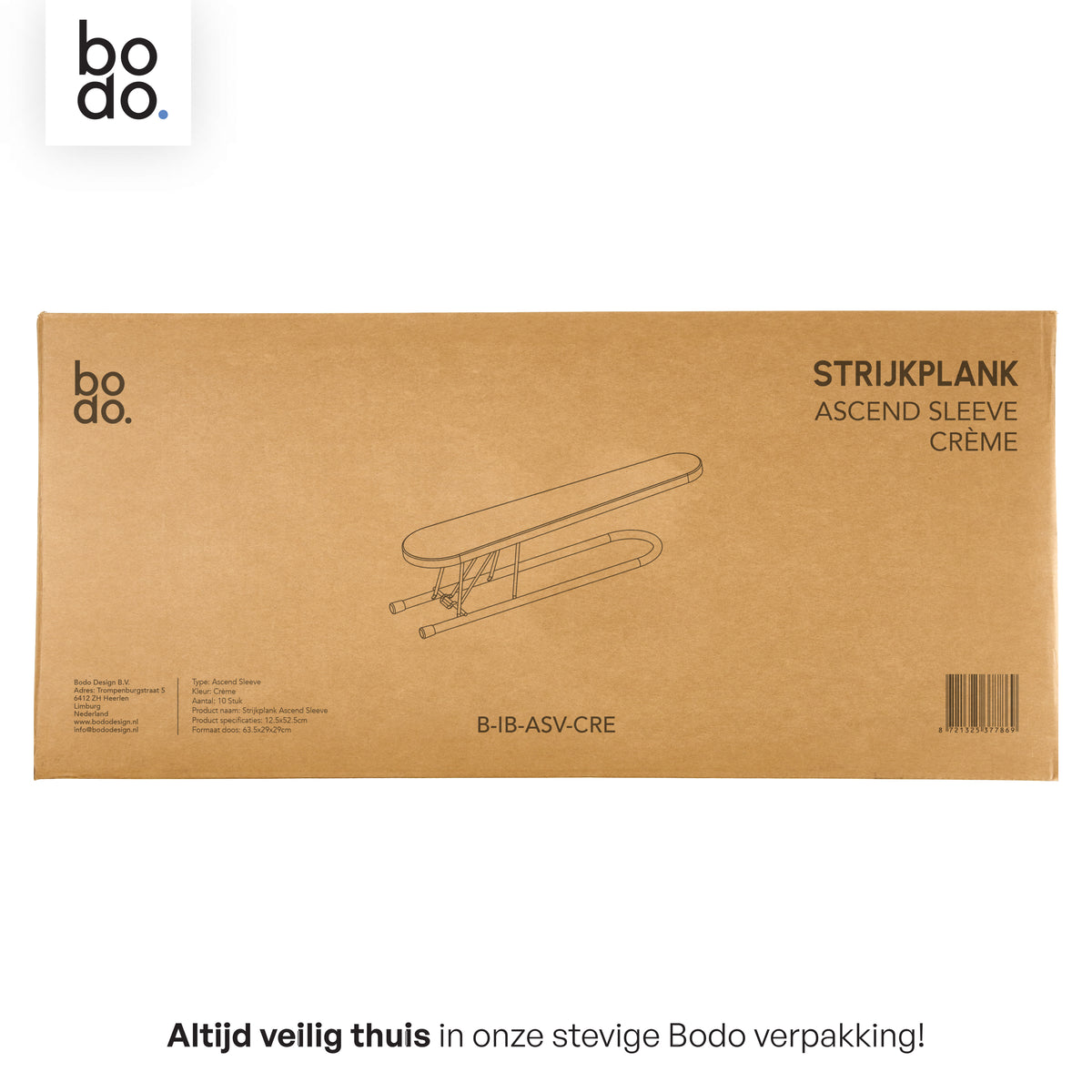 Mouwplank - Mini Strijkplank - Ascend Sleeve - Crème