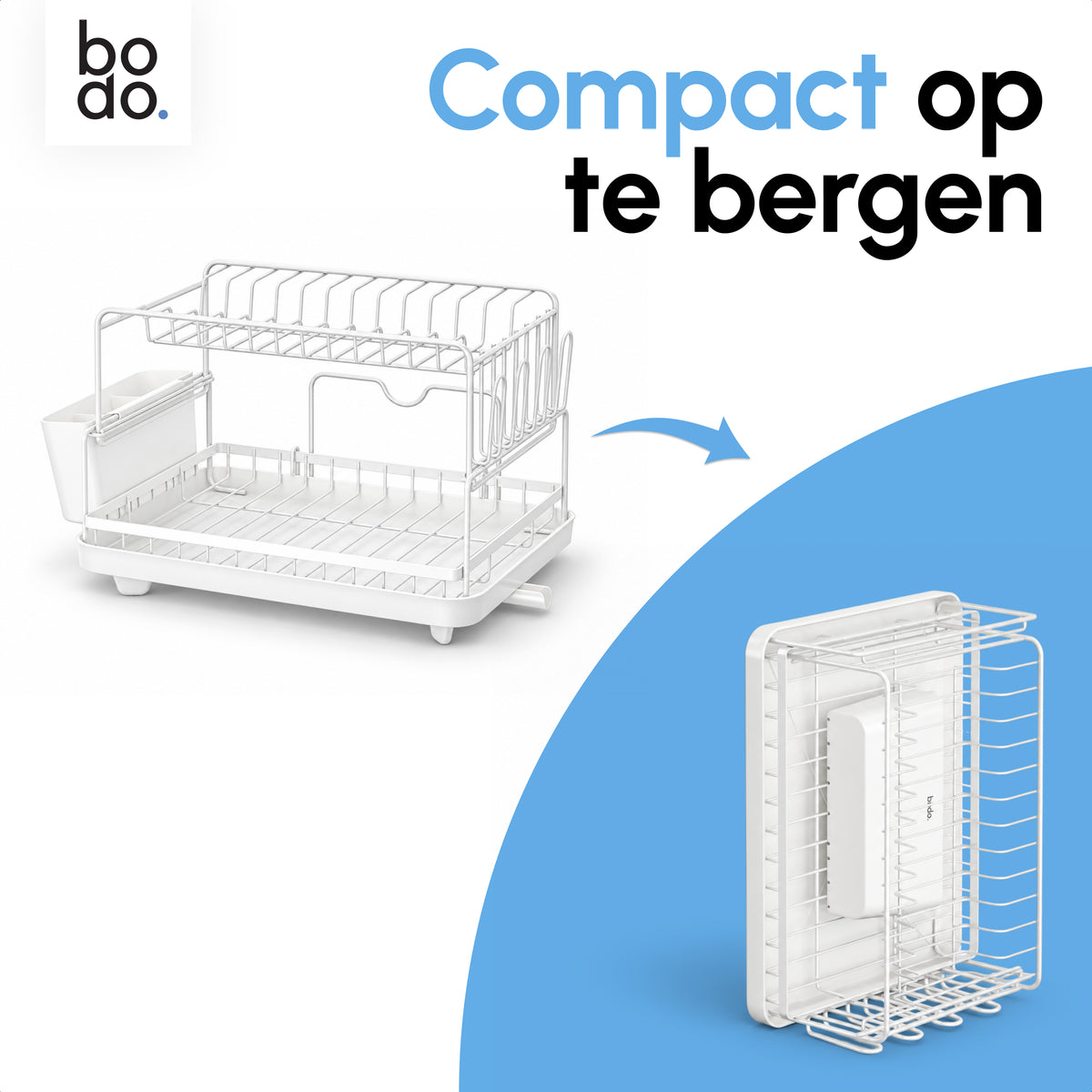 Afdruiprek - Twee Lagen - Nido Duo - Wit