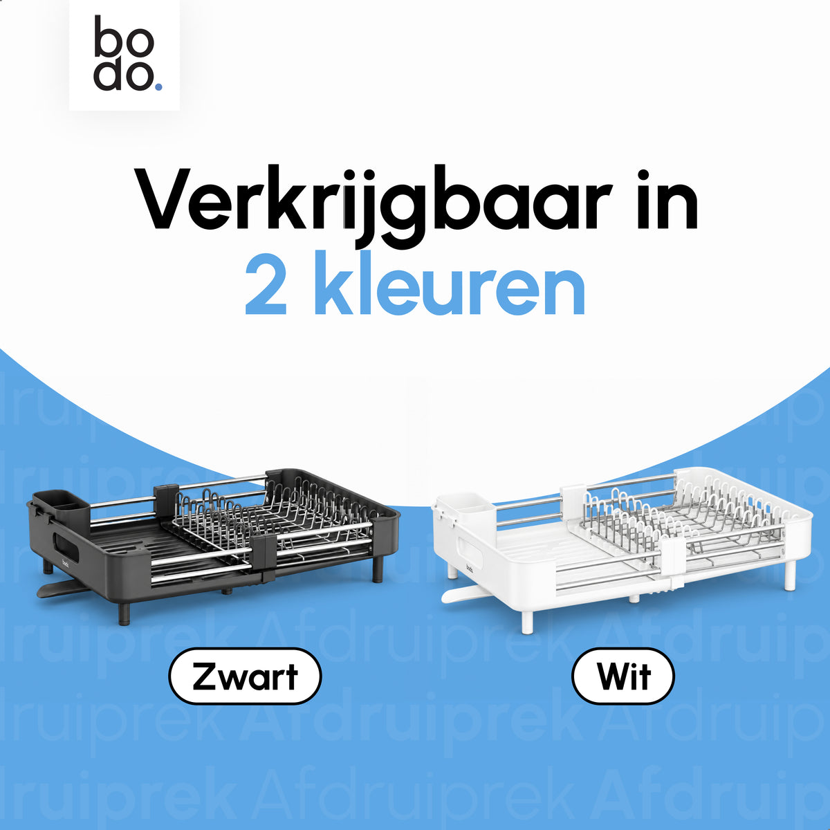 Afdruiprek - Uitschuifbaar - Nido Extend - Zwart