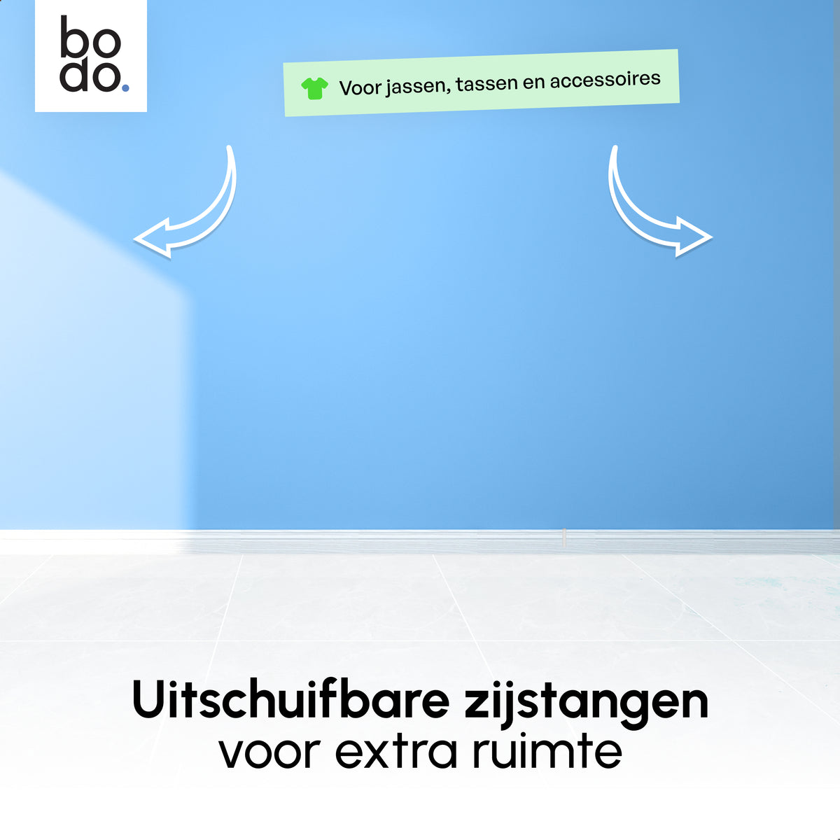 Kledingrek op Wieltjes - Stalen Kledingstang - Opbergruimte - Crème