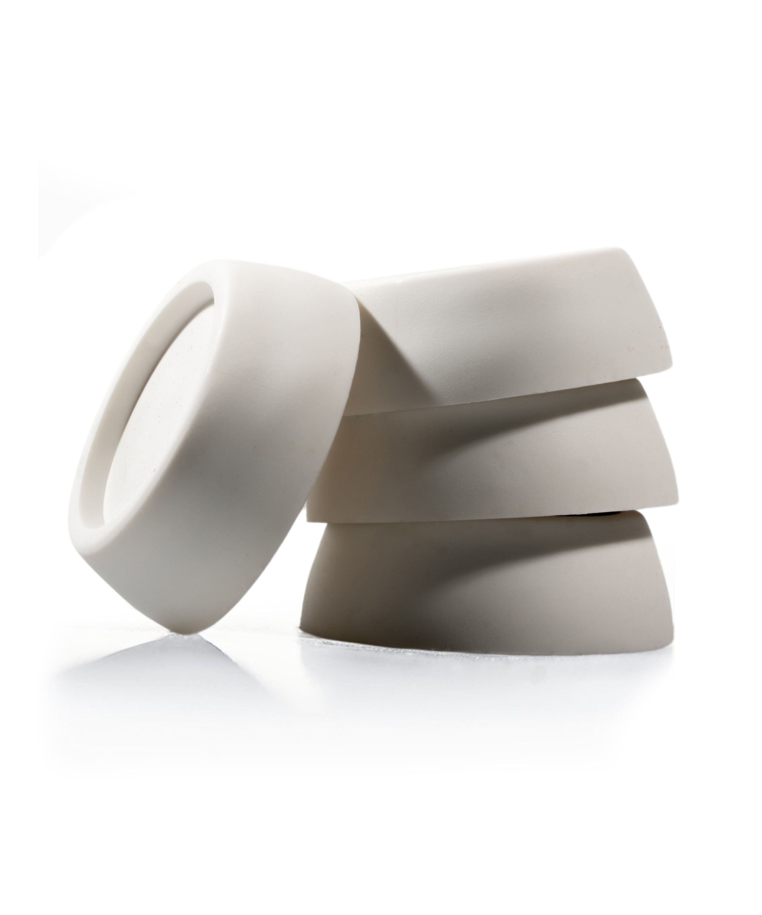 Trillingsdempers - Wit - Voetjes voor wasmachine & droger