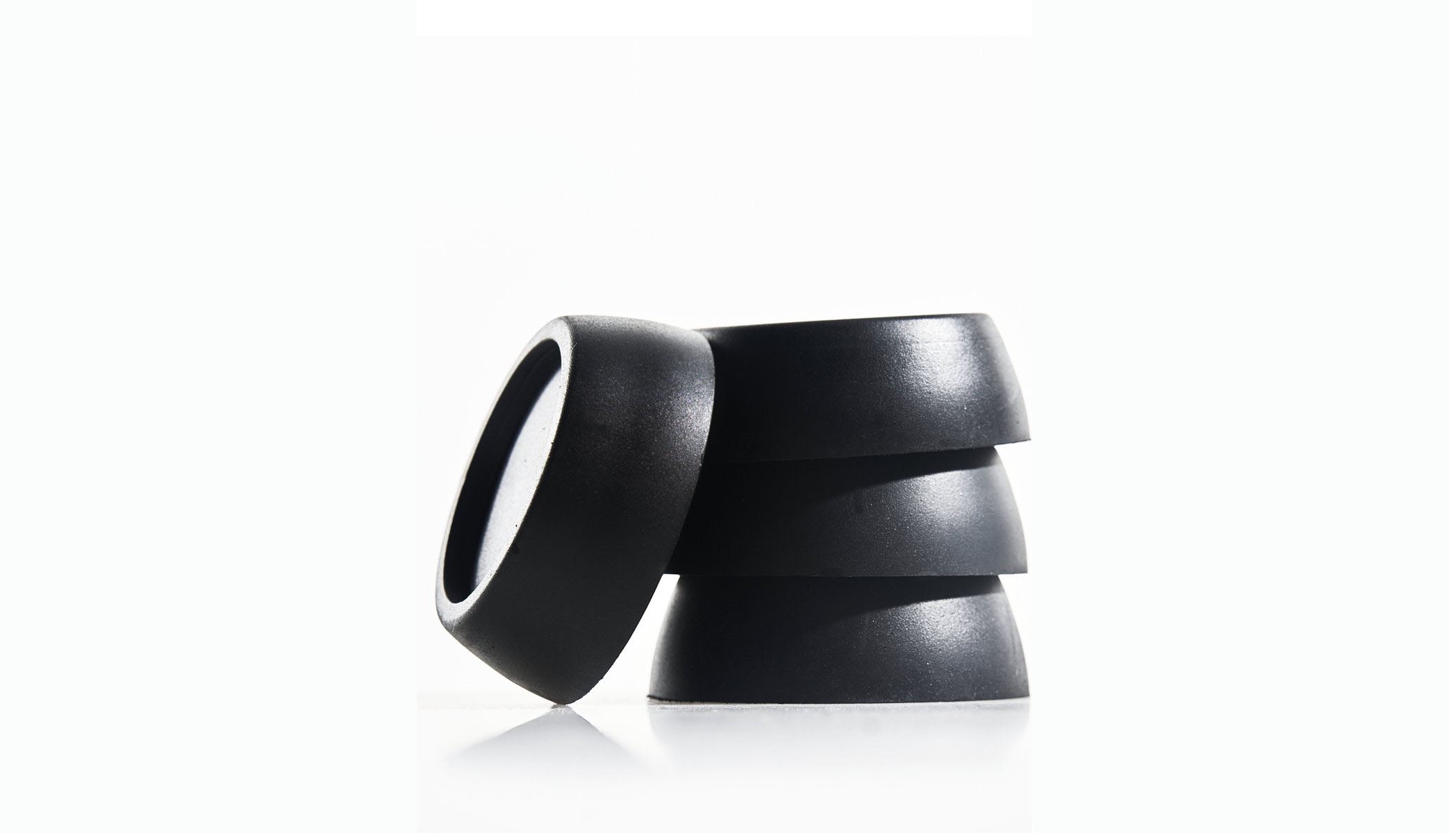Trillingsdempers - Zwart - Voetjes voor wasmachine & droger