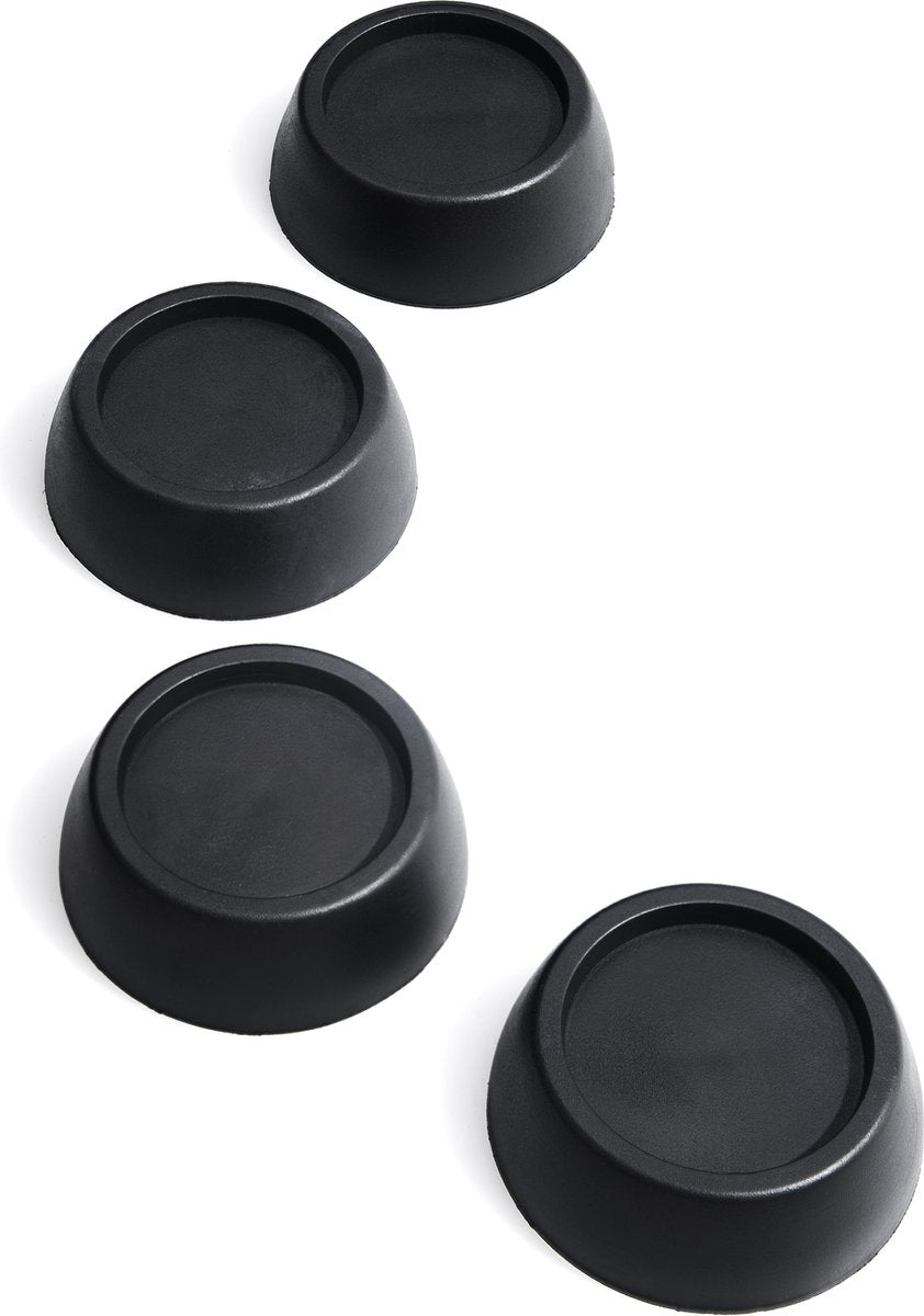 Trillingsdempers - Zwart - Voetjes voor wasmachine & droger